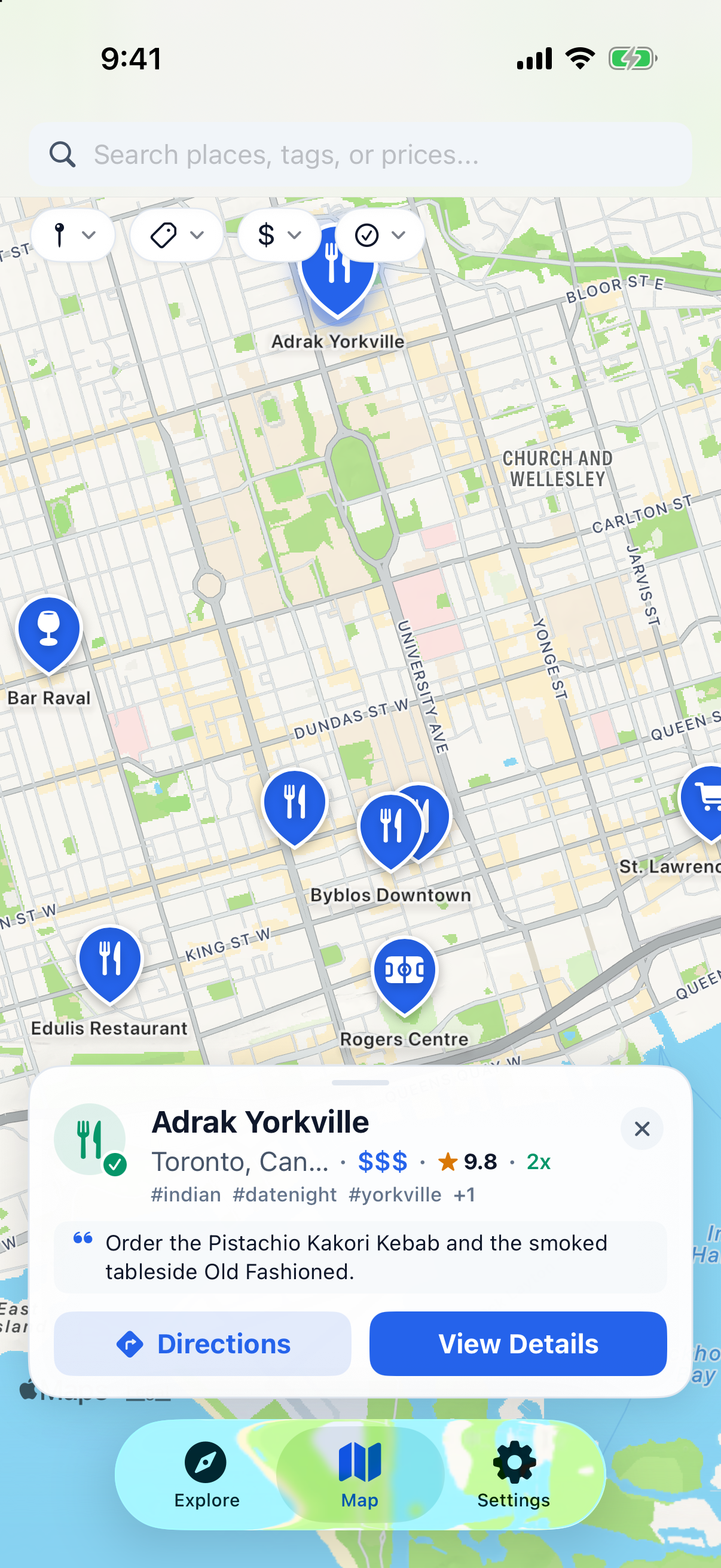 Interactive Map & Instant Filters